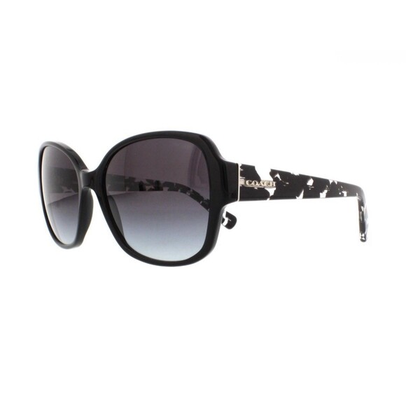 Coach Accessories - Coach HC8166 Sunglasses Black Crystal Mosaic Grey Gradient 58mm Women